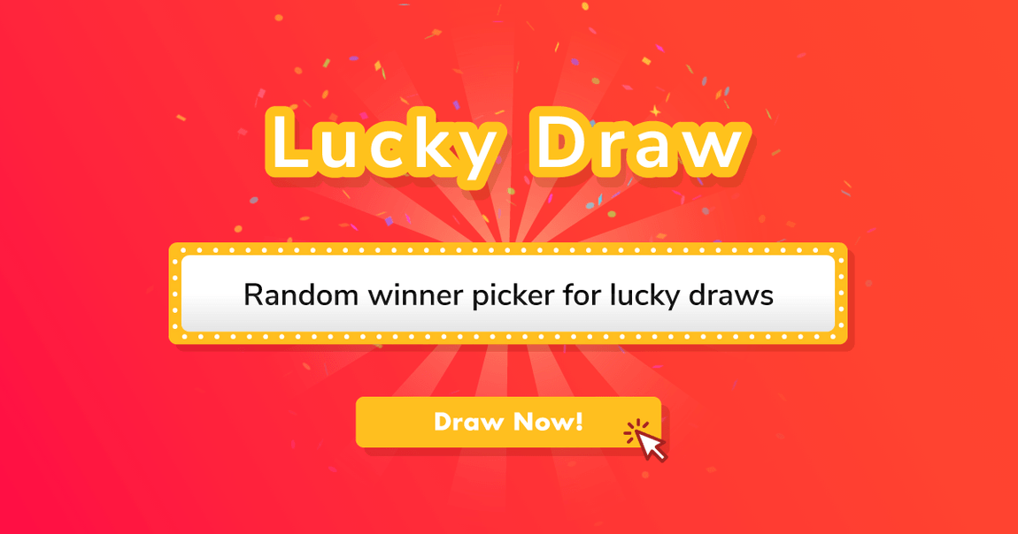 Key visual of Random Name Picker for Lucky Draw